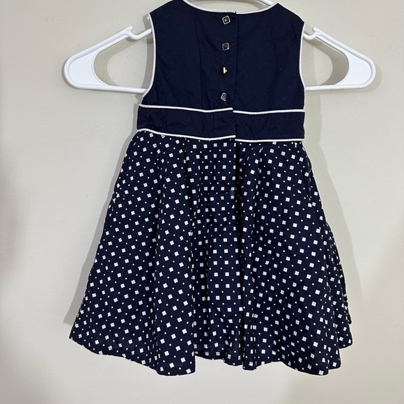 - Jillian’s Closet sz   18 month dress for special occasions navy and white - Picture 5 of 13